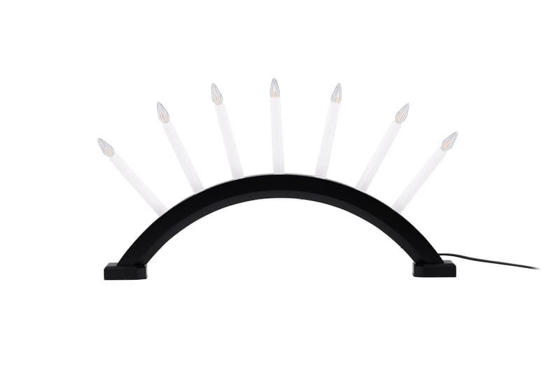 Kebnekaise Kynttilänjalka - Musta - Valaistus - Jouluvalaistus - Kyntteliköt