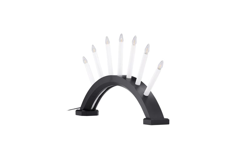 Kebnekaise Kynttilänjalka - Musta - Valaistus - Jouluvalaistus - Kyntteliköt