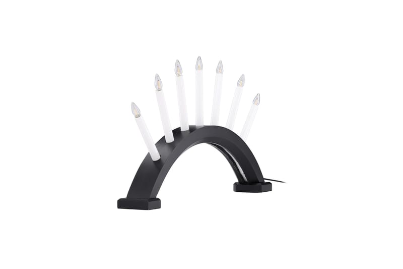 Kebnekaise Kynttilänjalka - Musta - Valaistus - Jouluvalaistus - Kyntteliköt