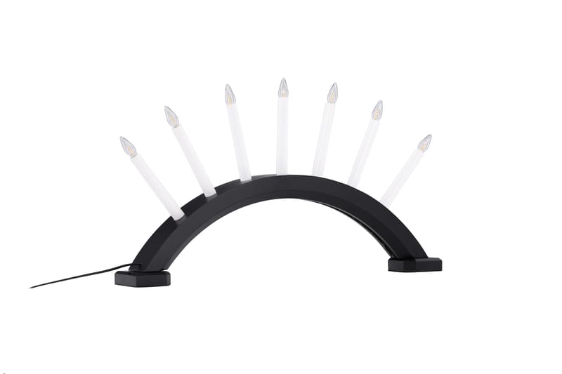 Kebnekaise Kynttilänjalka - Musta - Valaistus - Jouluvalaistus - Kyntteliköt