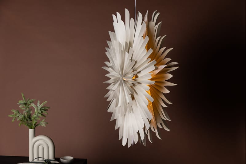 Sälen Adventtitähti / Joululamppu 100 cm - Beige - Valaistus - Jouluvalaistus - Joulutähti