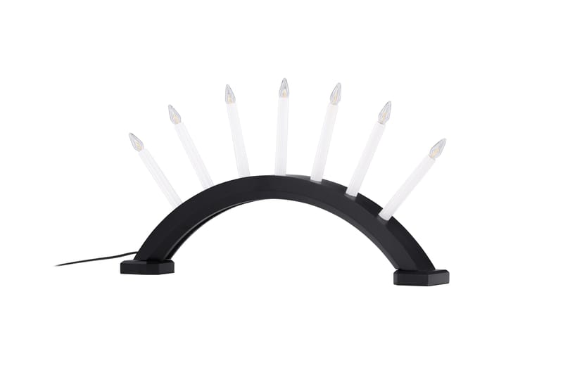 Kebnekaise Kynttilänjalka - Musta - Valaistus - Jouluvalaistus - Kyntteliköt