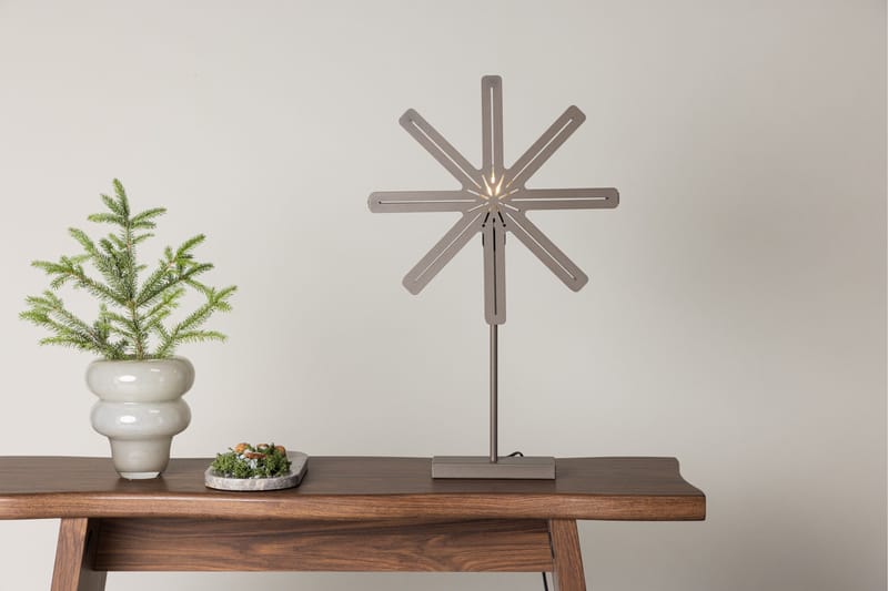 Säfsen Adventtitähti / Joululamppu 40 cm - Ruskea - Valaistus - Jouluvalaistus - Joulutähti