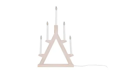 Joulukynttelikkö Val Thoren 60 cm - Valkoinen - Valaistus - Jouluvalaistus - Kyntteliköt