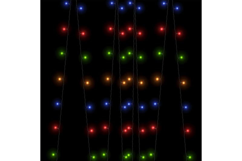 Aurinkoenergiakeijuvalot 2 kpl 2x200 LED värikäs sisä/ulko - Musta - Valaistus - Jouluvalaistus - Jouluvalot ulos