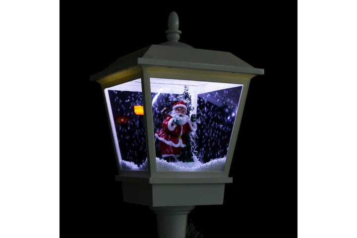Jouluinen katuvalaisin joulupukilla 180 cm LED - Valkoinen - Jouluvalot ulos