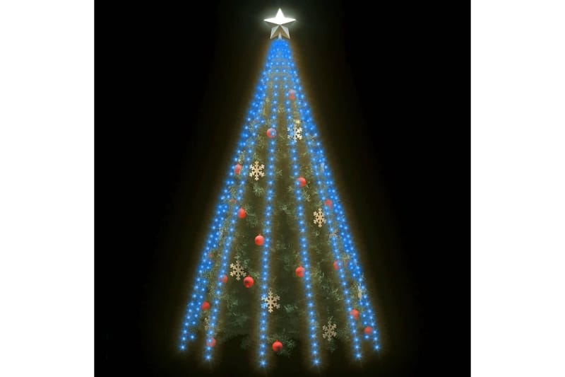 Joulukuusen valot 500 LED-valoa sininen 500 cm sisä/ulko - Sininen - Valaistus - Jouluvalaistus - Jouluvalot ulos