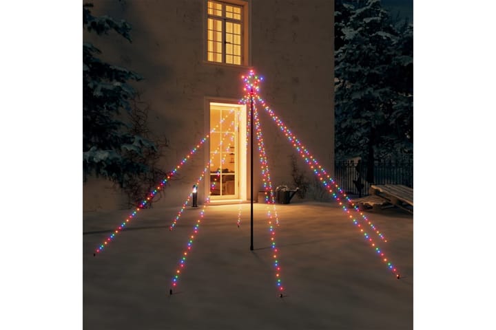 Joulukuusen valot sisä-/ulkokäyttöön 400 LED-valoa 2,5m - Monivärinen - Jouluvalot ulos