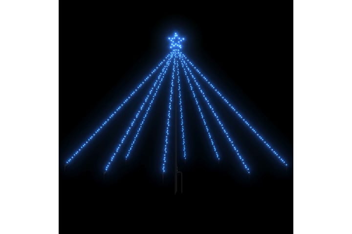 Joulukuusen valot sisä-/ulkokäyttöön 400 LED-valoa 2,5m - Sininen - Jouluvalot ulos