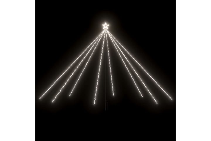 Joulukuusen valot sisä-/ulkokäyttöön 576 x LED kylmä 3,6m - Valkoinen - Jouluvalot ulos