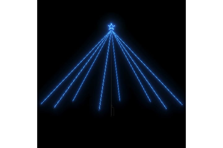 Joulukuusen valot sisä-/ulkokäyttöön 576 x LED sininen 3,6m - Sininen - Jouluvalot ulos