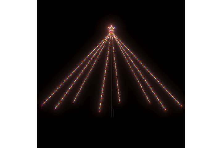 Joulukuusen valot sisä-/ulkokäyttöön 576 x LED värikäs 3,6 m - Monivärinen - Jouluvalot ulos