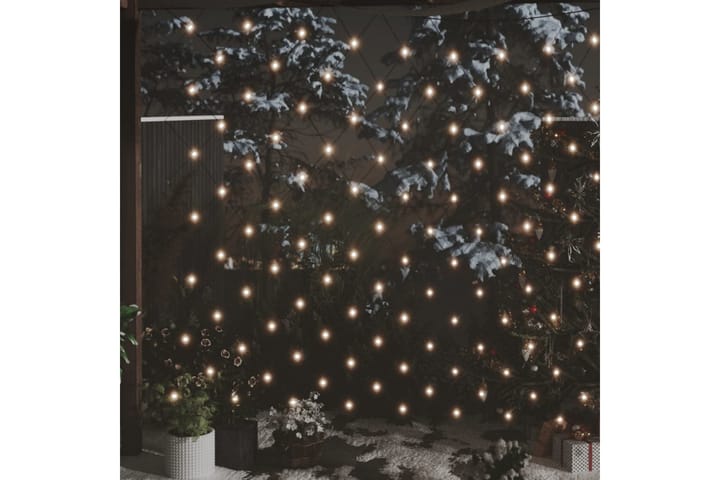 Jouluvaloverkko lämmin valk. 3x2m 204 LED-valoa ulos/sisälle - Valkoinen - Jouluvalot ulos