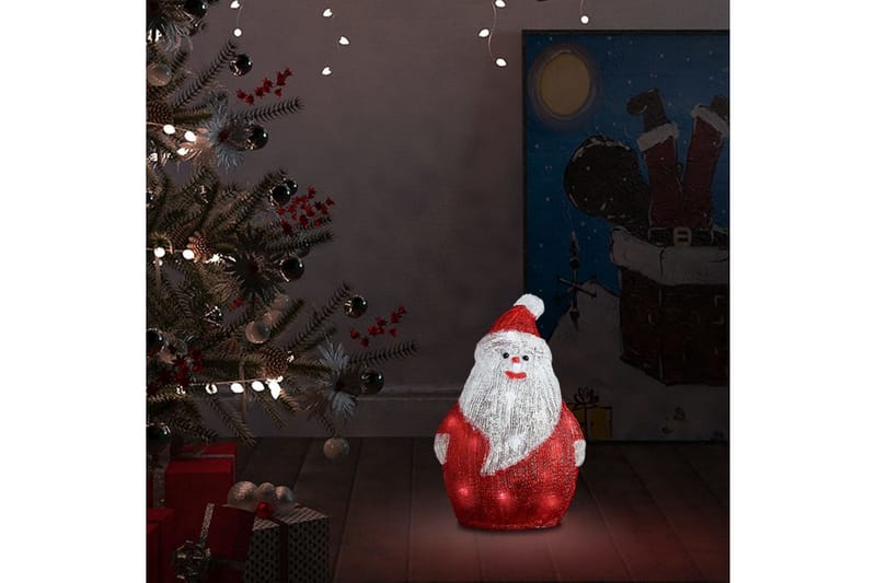 LED-joulupukki akryyli sisä- ja ulkokäyttöön 28 cm - Valaistus - Jouluvalaistus - Jouluvalot ulos