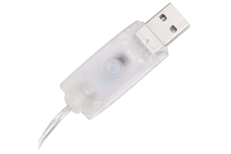 LED-koristevalopyramidi kylmä valkoinen akryyli 120 cm - Valkoinen - Valaistus - Jouluvalaistus - Jouluvalot ulos