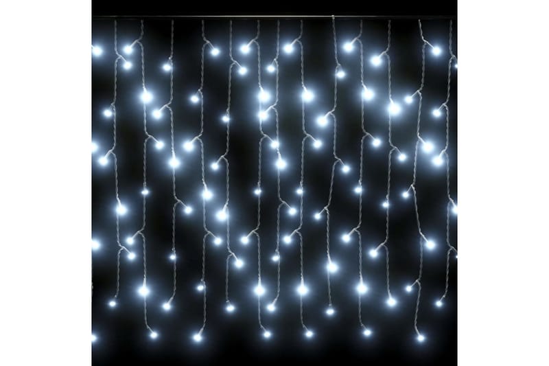 LED-valonauhaverho jääpuikot 10 m 400 LEDiä kylmä valkoinen - Valkoinen - Valaistus - Jouluvalaistus - Jouluvalot ulos