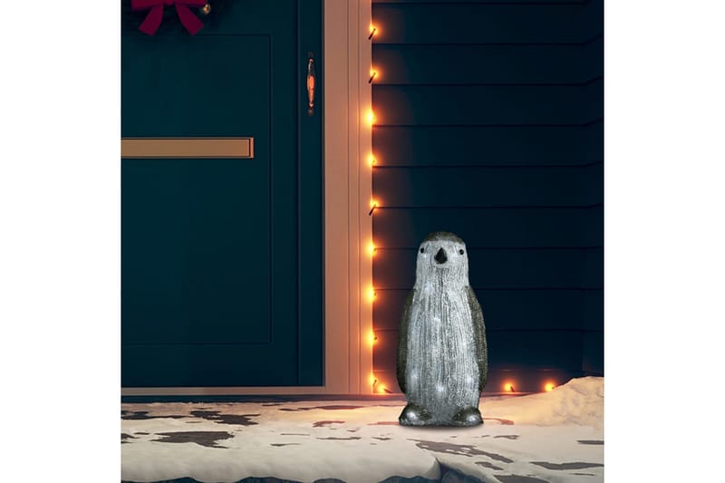 LED-pingviini akryyli sisä- ja ulkokäyttöön 30 cm - Valaistus - Jouluvalaistus - Jouluvalot ulos