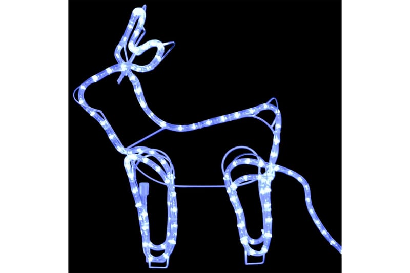 Poro ja reki joulukoriste ulkokäyttöön 252 LED-valoa - Valaistus - Jouluvalaistus - Jouluvalot ulos