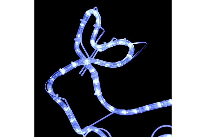 Poro ja reki joulukoriste ulkokäyttöön 252 LED-valoa - Valaistus - Jouluvalaistus - Jouluvalot ulos
