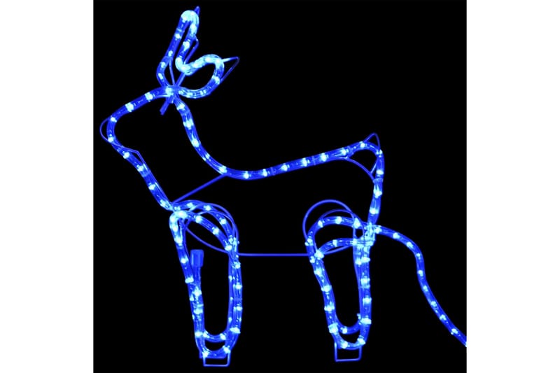Poro ja reki joulukoriste ulkokäyttöön 252 LED-valoa - Valaistus - Jouluvalaistus - Jouluvalot ulos