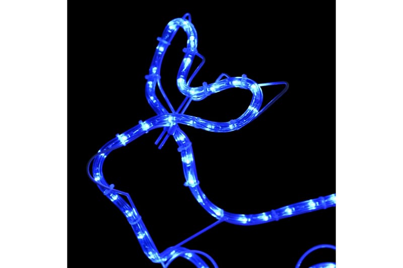 Poro ja reki joulukoriste ulkokäyttöön 252 LED-valoa - Valaistus - Jouluvalaistus - Jouluvalot ulos