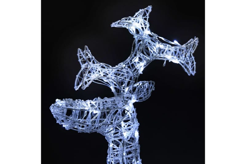 Poro joulukoriste 90 LED-valoa 60x16x100 cm akryyli - Valaistus - Jouluvalaistus - Jouluvalot ulos