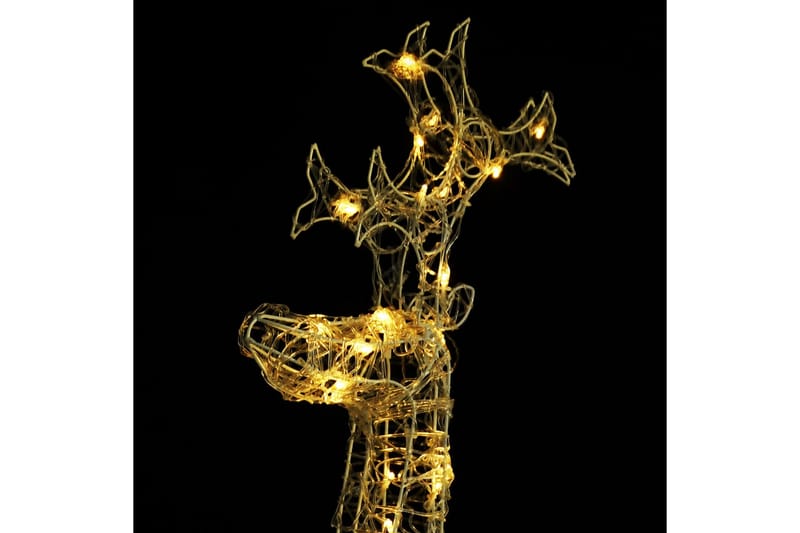 Poro joulukoriste 90 LED-valoa 60x16x100 cm akryyli - Valaistus - Jouluvalaistus - Jouluvalot ulos