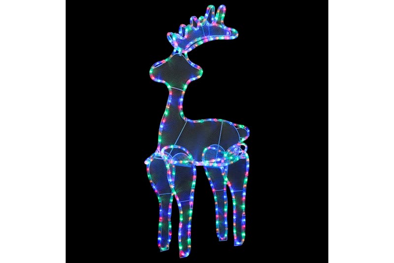 Poro joulukoriste verkolla 306 LED-valoa 60x24x89 cm - Valaistus - Jouluvalaistus - Jouluvalot ulos