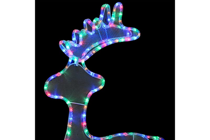 Poro joulukoriste verkolla 306 LED-valoa 60x24x89 cm - Valaistus - Jouluvalaistus - Jouluvalot ulos