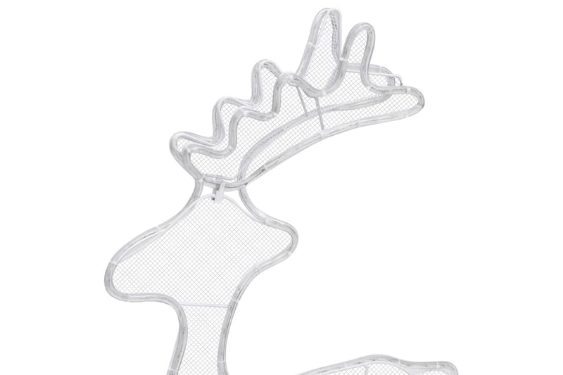Poro joulukoriste verkolla 306 LED-valoa 60x24x89 cm - Valaistus - Jouluvalaistus - Jouluvalot ulos