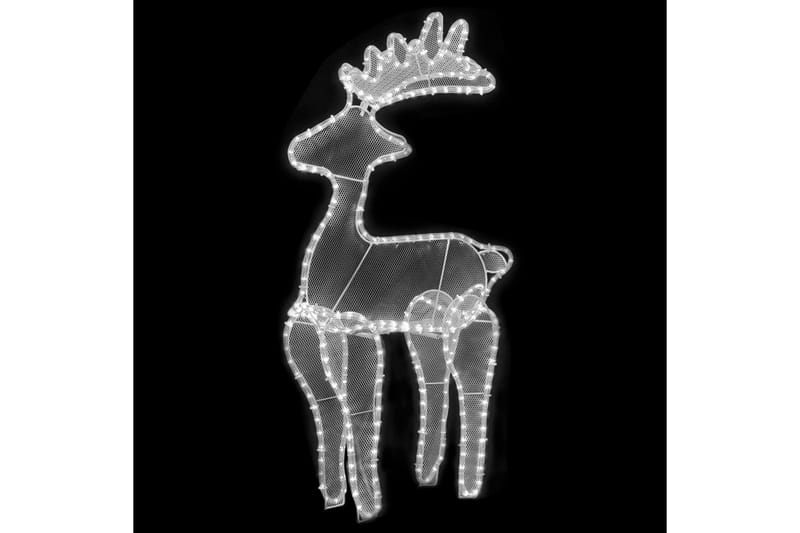 Poro joulukoriste verkolla 306 LED-valoa 60x24x89 cm - Valaistus - Jouluvalaistus - Jouluvalot ulos