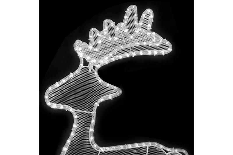 Poro joulukoriste verkolla 306 LED-valoa 60x24x89 cm - Valaistus - Jouluvalaistus - Jouluvalot ulos