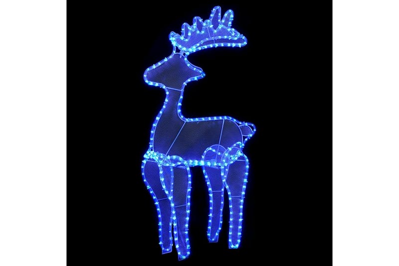 Poro joulukoriste verkolla 306 LED-valoa 60x24x89 cm - Valaistus - Jouluvalaistus - Jouluvalot ulos