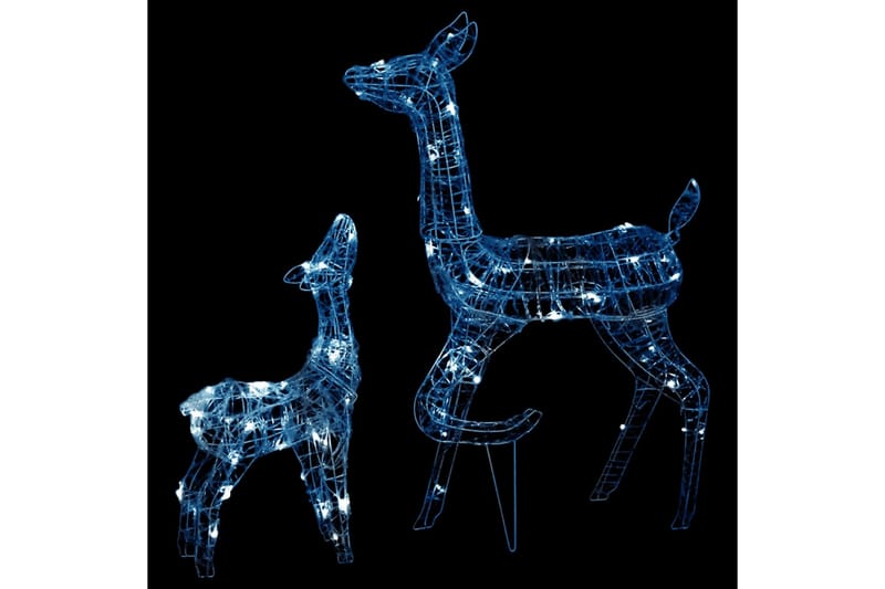 Poroperhe joulukoriste akryyli 160 LED-valoa kylmän - Valaistus - Jouluvalaistus - Jouluvalot ulos