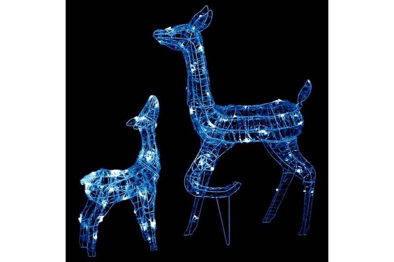 Poroperhe joulukoriste akryyli 160 LED-valoa sininen - Sininen - Valaistus - Jouluvalaistus - Jouluvalot ulos