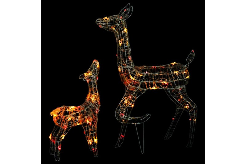 Poroperhe joulukoriste akryyli 160 LED-valoa värikäs - Valaistus - Jouluvalaistus - Jouluvalot ulos