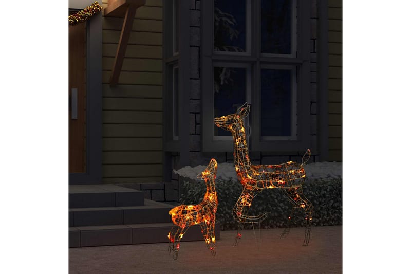 Poroperhe joulukoriste akryyli 160 LED-valoa värikäs - Valaistus - Jouluvalaistus - Jouluvalot ulos