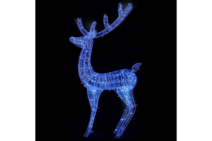 XXL Jouluporo akryyli 250 LED-valoa 180 cm sininen - Jouluvalot ulos