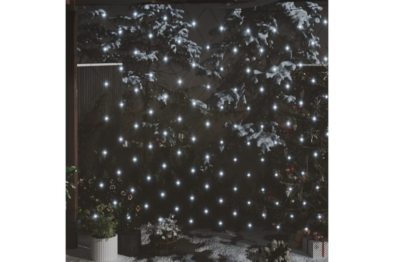 Jouluvaloverkko kylmä valk. 4x4 m 544 LED-valoa ulos/sisälle - Valkoinen - Valaistus - Jouluvalaistus - Jouluvalot ulos