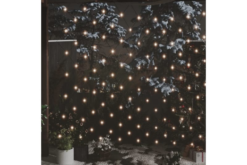 Jouluvaloverkko lämmin valk. 4x4m 544 LED-valoa ulos/sisälle - Valkoinen - Valaistus - Jouluvalaistus - Jouluvalot ulos