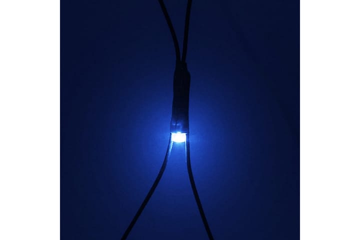 Jouluvaloverkko sininen 3x3 m 306 LED-valoa ulos/sisälle - Sininen - Jouluvalot ulos