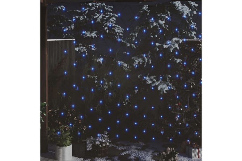 Jouluvaloverkko sininen 4x4 m 544 LED-valoa ulos/sisälle - Sininen - Valaistus - Jouluvalaistus - Jouluvalot ulos