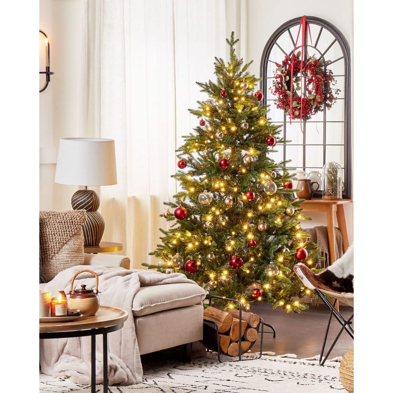 Keinotekoinen joulukuusi Fiddle - 119x119x180 cm - Sisustustuotteet - Joulukoristeet & juhlakoristeet - Joulukoristeet - Tekokuusi