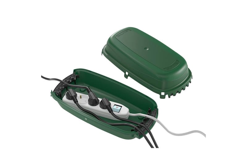 Kaapelikotelo D-Line Ulkona - Vihreä - Valaistus - Valaistustarvikkeet