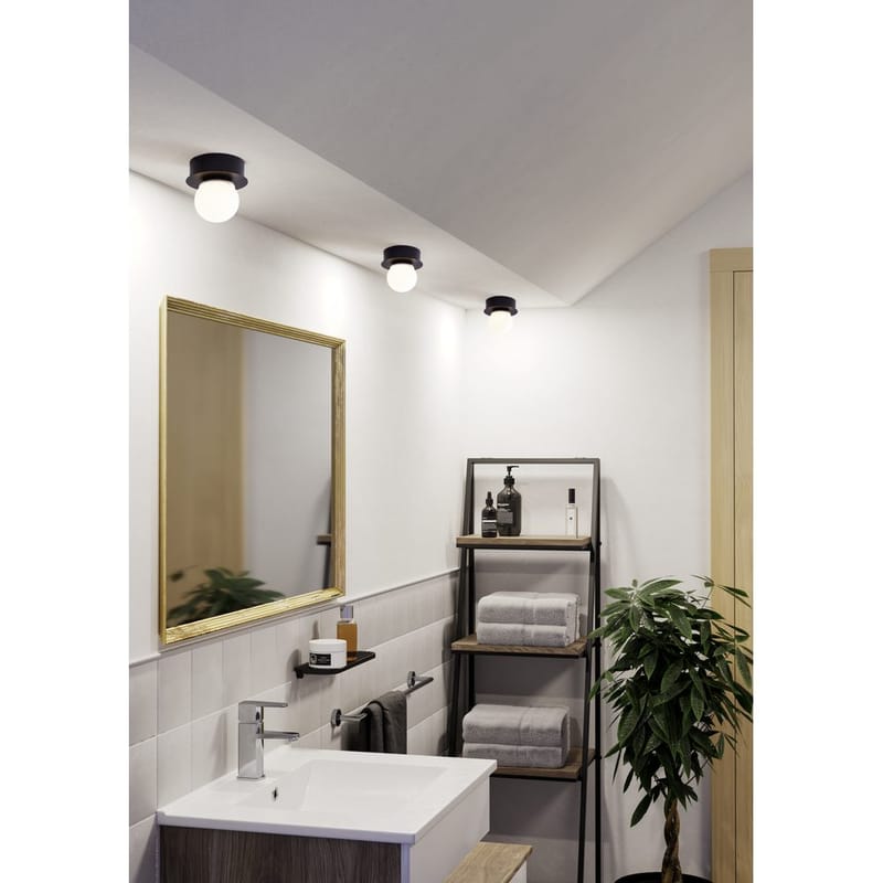 Seinä-/kattovalaisin Mosiano - Musta - Valaistus - Kalustevalaisin & integroidut valaisimet - Peilivalaistus