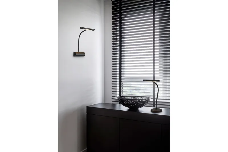 LED-Tauluvalaisin Curtis Mattamusta - TRIO - Valaistus - Kalustevalaisin & integroidut valaisimet - Tauluvalaistus