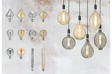 LED-Filamenttilamppu Ruskea - TRIO - Valaistus - Hehkulamppu & polttimo - Hehkulamput