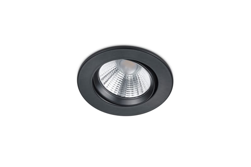 LED-Alasvalo Pamir Ø8,5 cm Mattamusta, TRIO