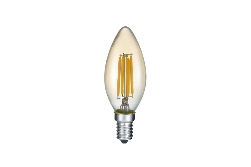 Filament Lamppu Kynttiläkupu 4W 360Lm 2700K LED E14 Ruskea - TRIO - Älylamppu - LED-lamput