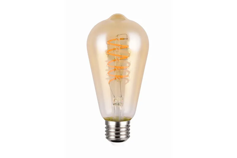 LED-Lamppu Filament Industrial E27 4W 1800K Ruskea Switch Di, TRIO